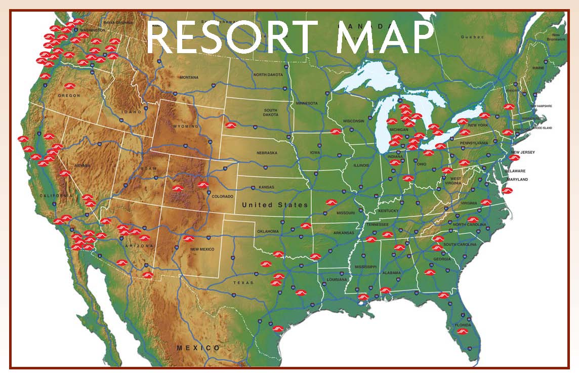 Resorts of Distinction Map